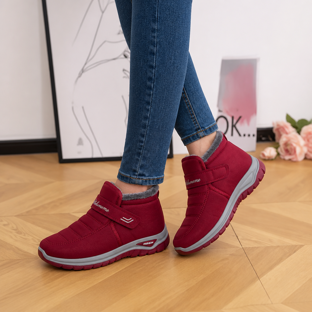 Cozara | Fur Lined Winter Boots – Slip On Design for Comfort