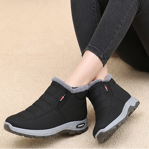 Frostella | Fur-Lined Ankle Boots for Comfort on Cold Days