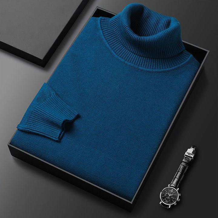 Havara | Cashmere Cotton Turtleneck Sweater – Elegant Versatile Style for Men