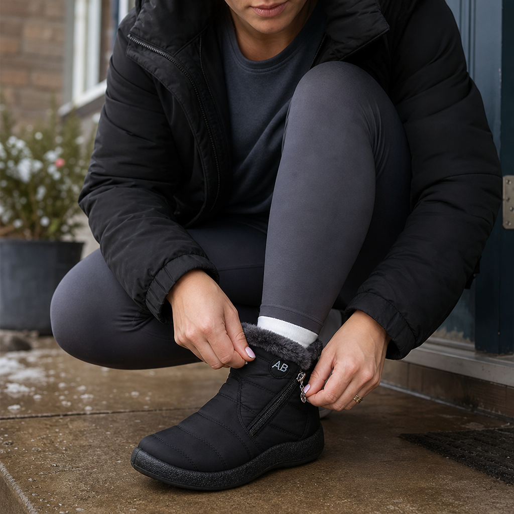Lunavia | Ankle Boots – Plush-Lined Water-Repellent Style for Women