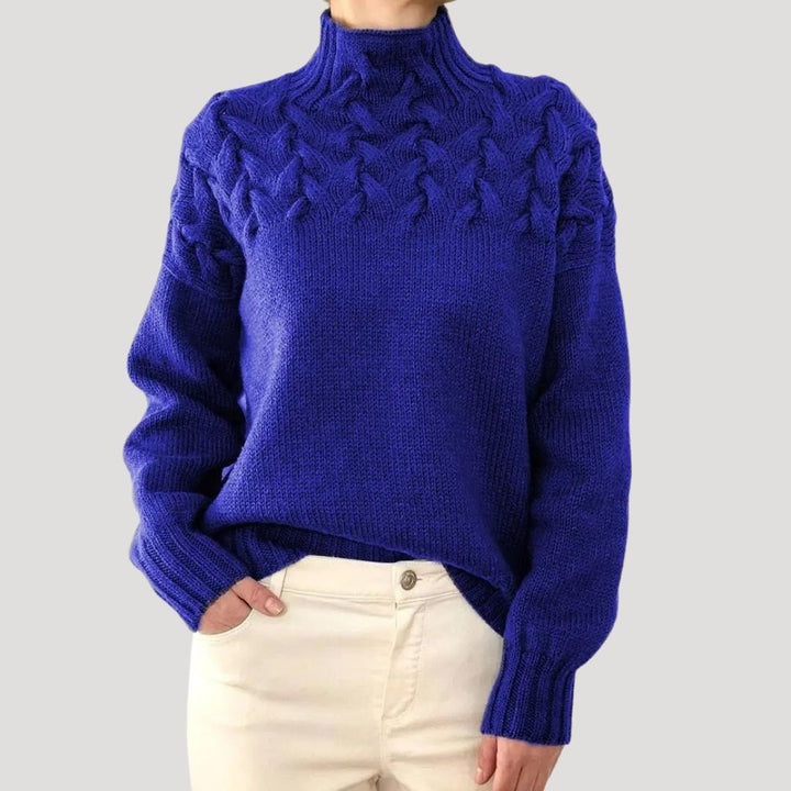 Colette | Cable Knit Turtleneck Sweater