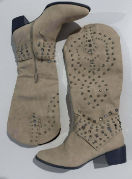Vivienne | Women's Pointed Toe Knee-High Block Heel Boots