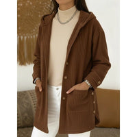Elise | Bequemer, lässiger Trenchcoat mit Kapuze