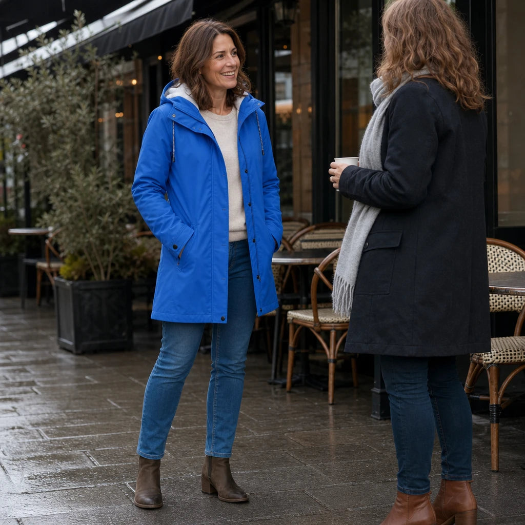 Winda | Fleece-Lined Hooded Winter Jacket for Women