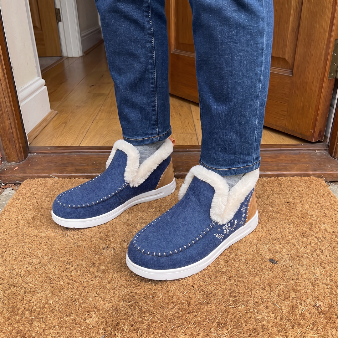 Wynter | Slip-On Boots – Fleece-Lined Winter Comfort for Women