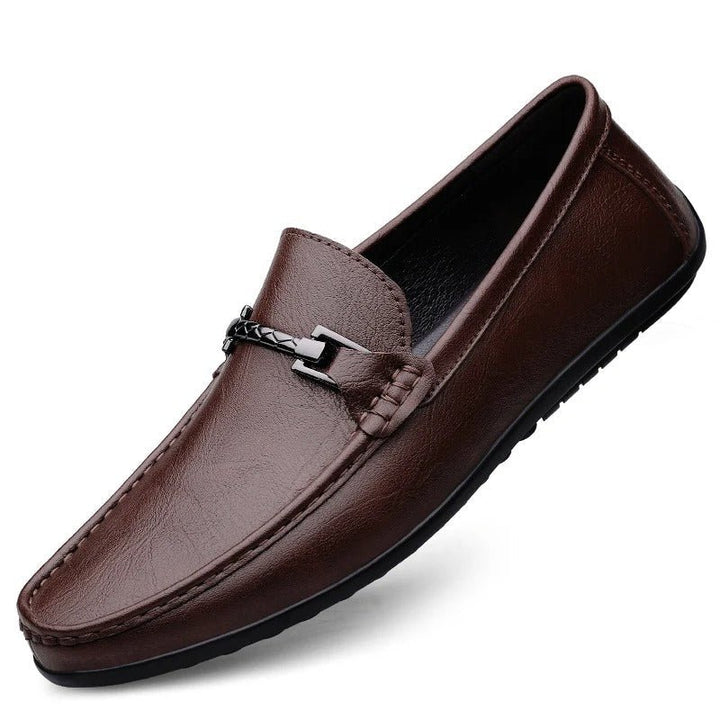 Alessio | Men's Slip-On Breathable Leather Loafers