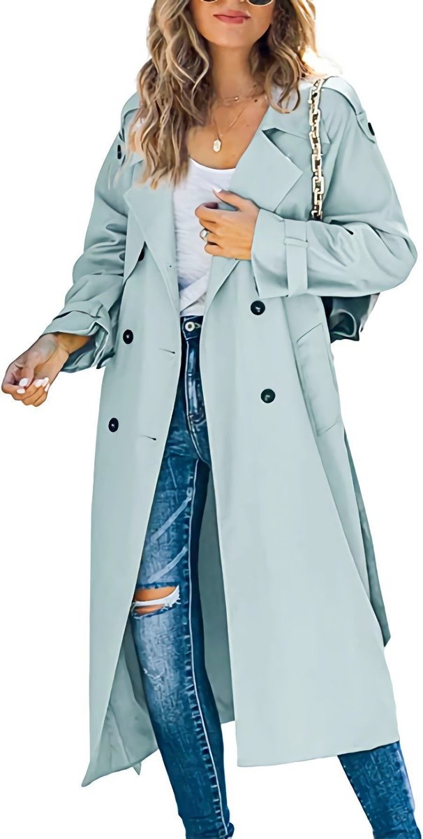 Astrid | Trench doppiopetto oversize ed elegante da donna