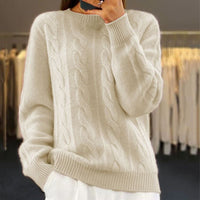 Karin | Classic Cable Knit Sweater