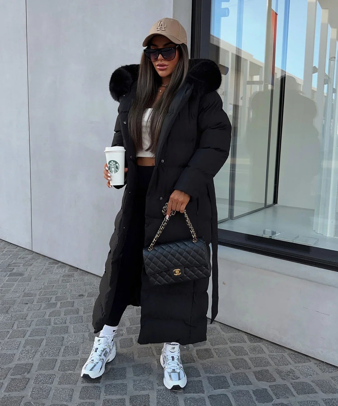 Verana | Puffer Coat – Quilted Belted Style for Women