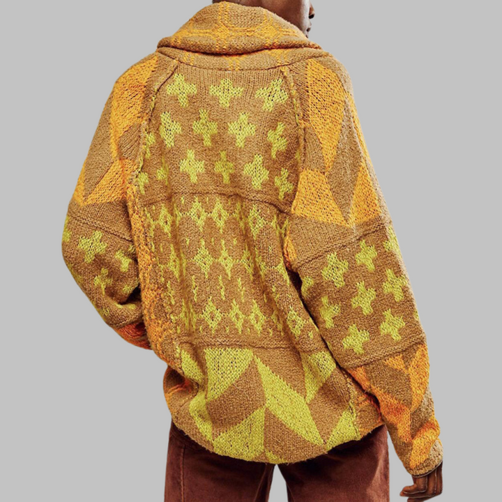 Noelle | Übergroße Strickjacke mit Knöpfen
