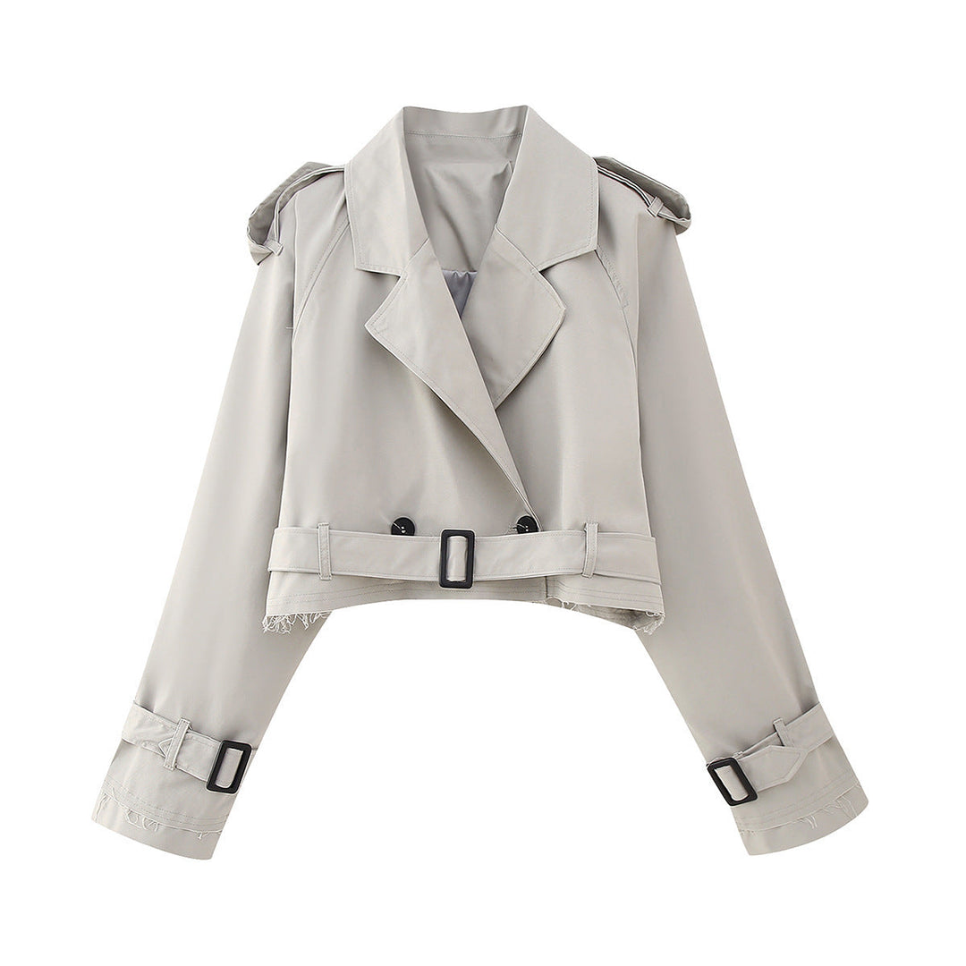 Elise | Women's Elegant Tailored Short Trench Coat