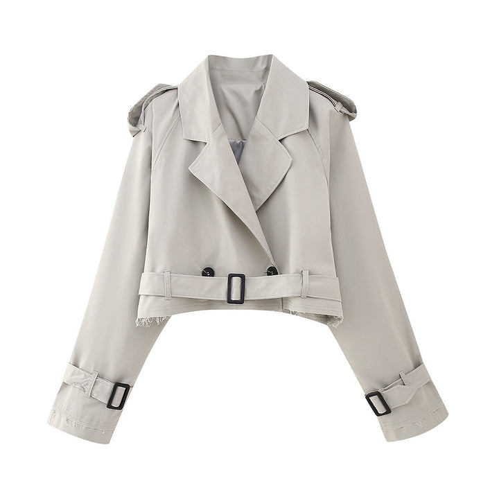 Elise | Women's Elegant Tailored Short Trench Coat