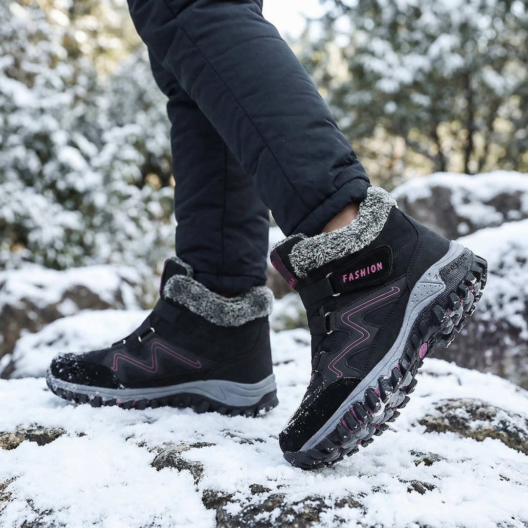 Snowstep | Winter Ankle Boots – Cozy Fur Lining for Women