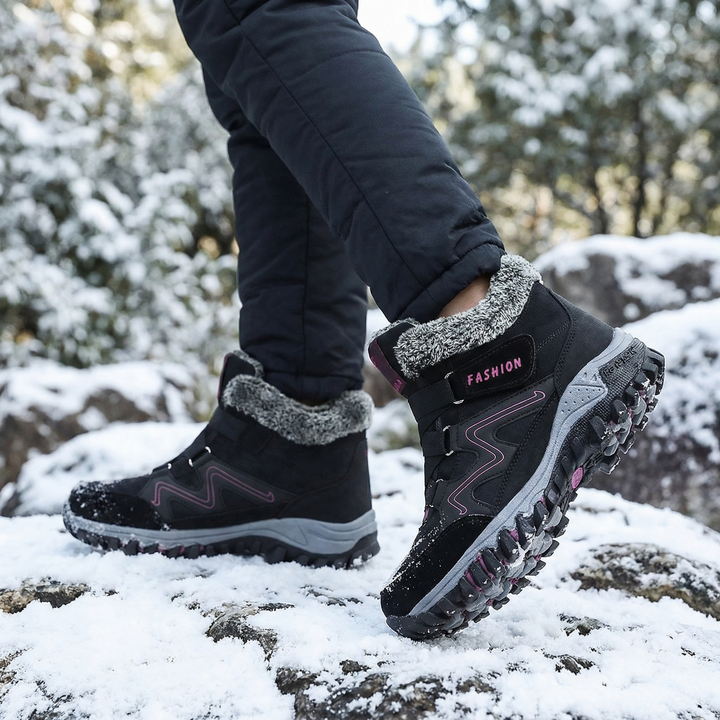 Snowstep | Winter Ankle Boots – Cozy Fur Lining for Women