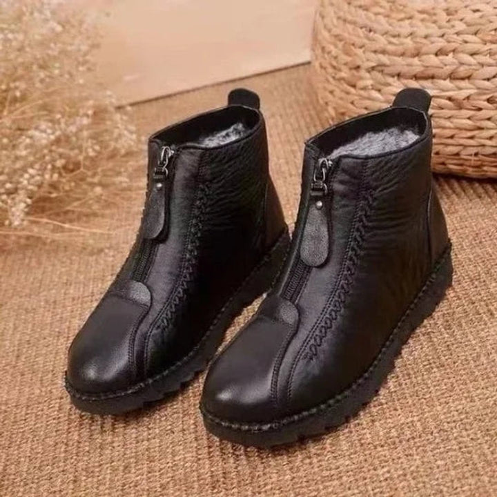 Aurelia | Elegante Ankle Boots für Damen aus gefüttertem Leder mit Fleecefutter