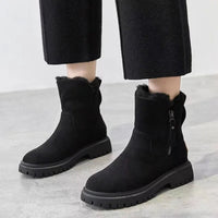 Gabella | Winterstiefel aus Kunstfell mit seitlichem Reißverschluss