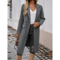 Selene | Eleganter, schlichter Longline-Trenchcoat