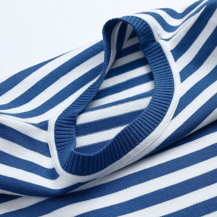 Marina | Nautical Striped Cotton Sweater