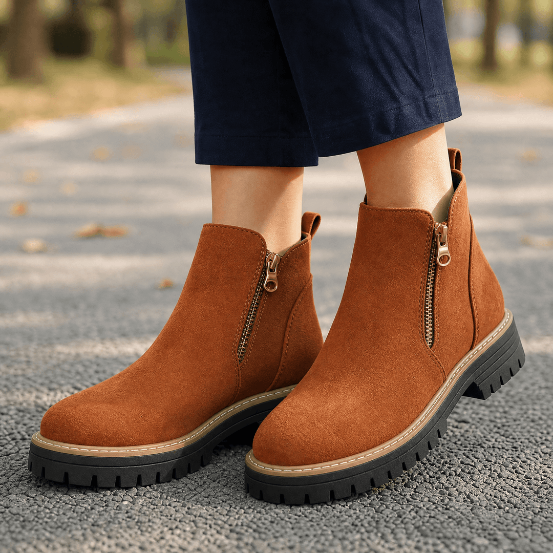 Stepara | Chelsea Boots – Stylish Side-Zip Design for Women