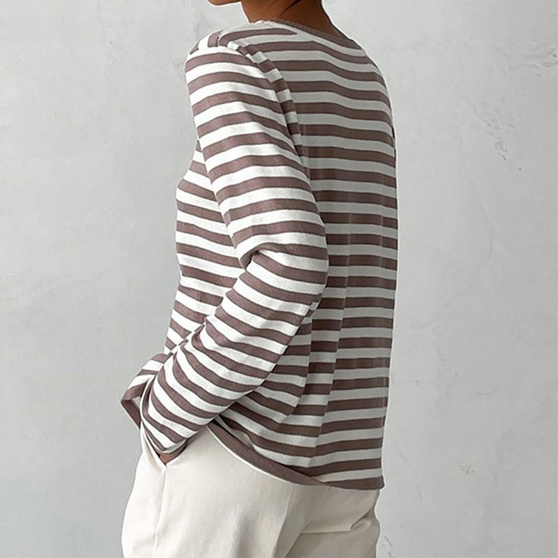 Marina | Nautical Striped Cotton Sweater