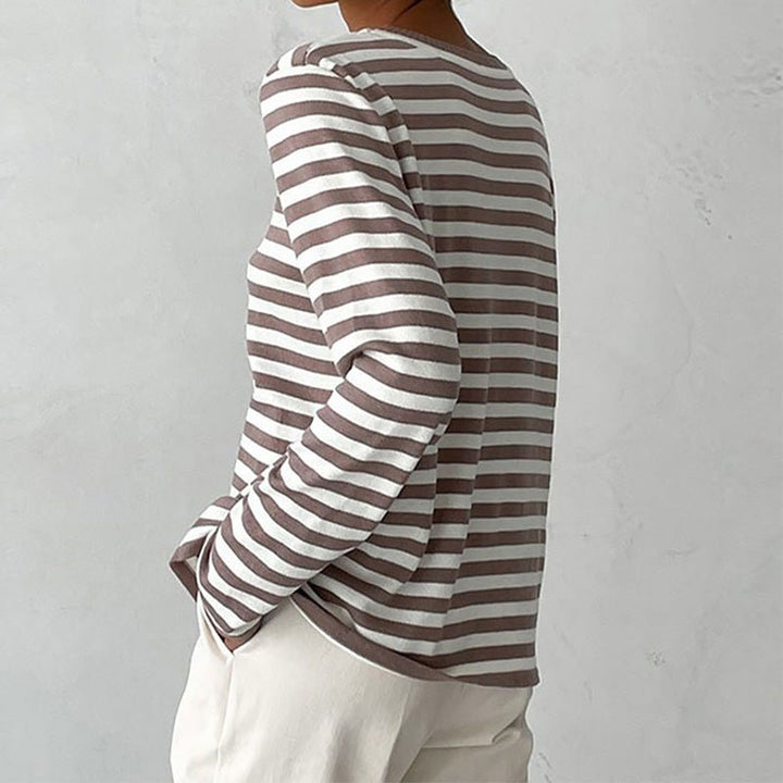 Marina | Nautical Striped Cotton Sweater