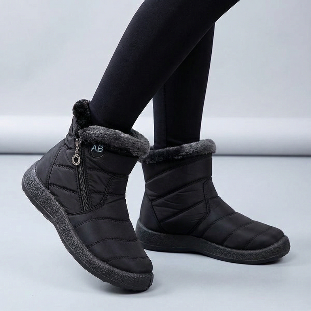 Frostiva | Winter Ankle Boots – Fur Lined Lightweight Style