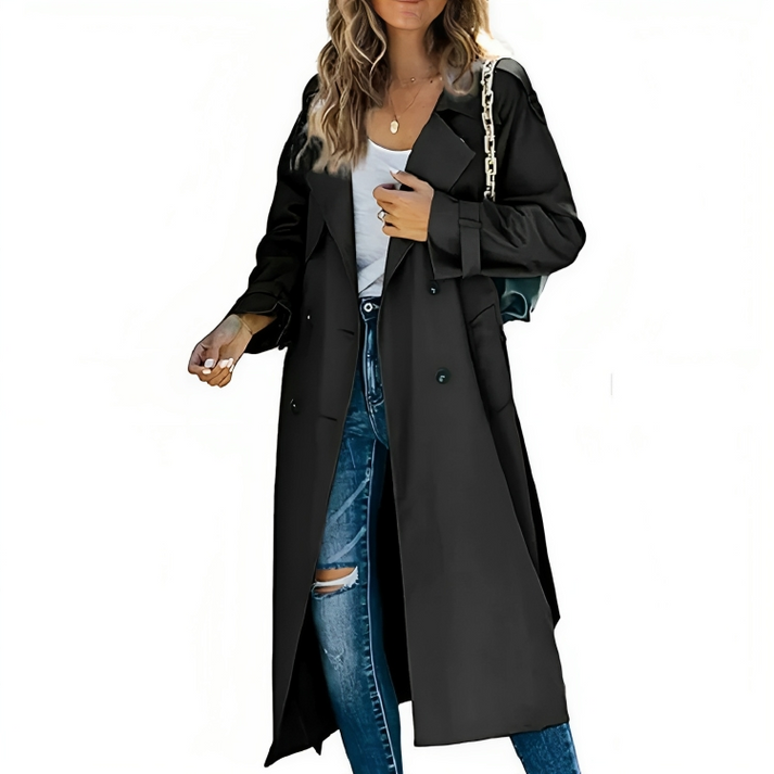 Bella | Women's Elegant Double-Breasted Trench Coat