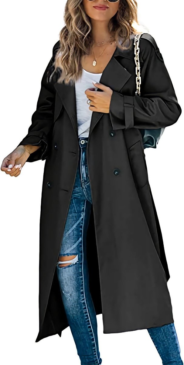 Astrid | Trench doppiopetto oversize ed elegante da donna