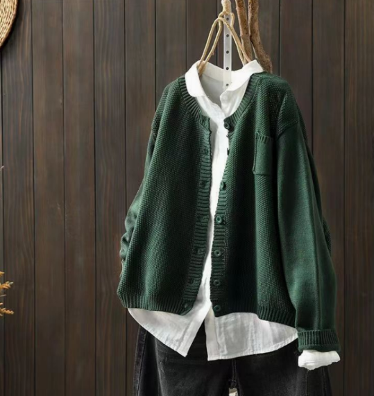 Evelisse | Lässige, oversized Strickjacke für Damen