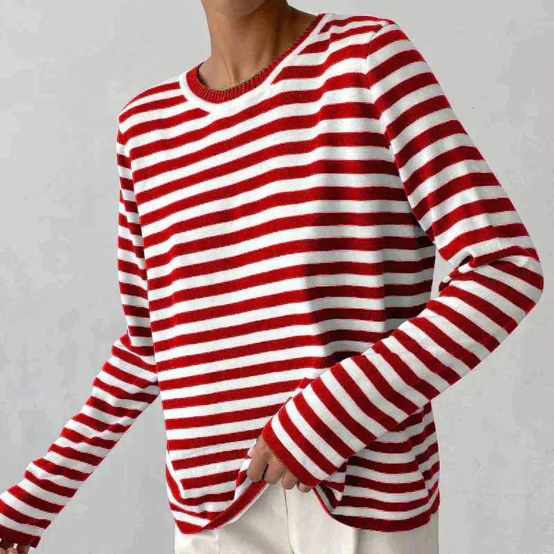 Marina | Nautical Striped Cotton Sweater