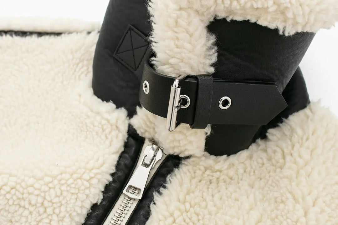 Cecil | Sherpa Teddy Jacket with Contrast Trim for Women