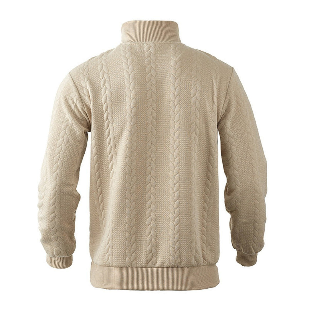Andras | Knit Sweater – Classic Quarter-Zip Style for Men
