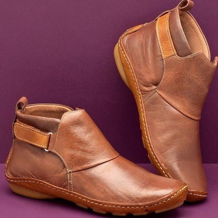 Celestine | Women's Casual Leather Ankle Boots