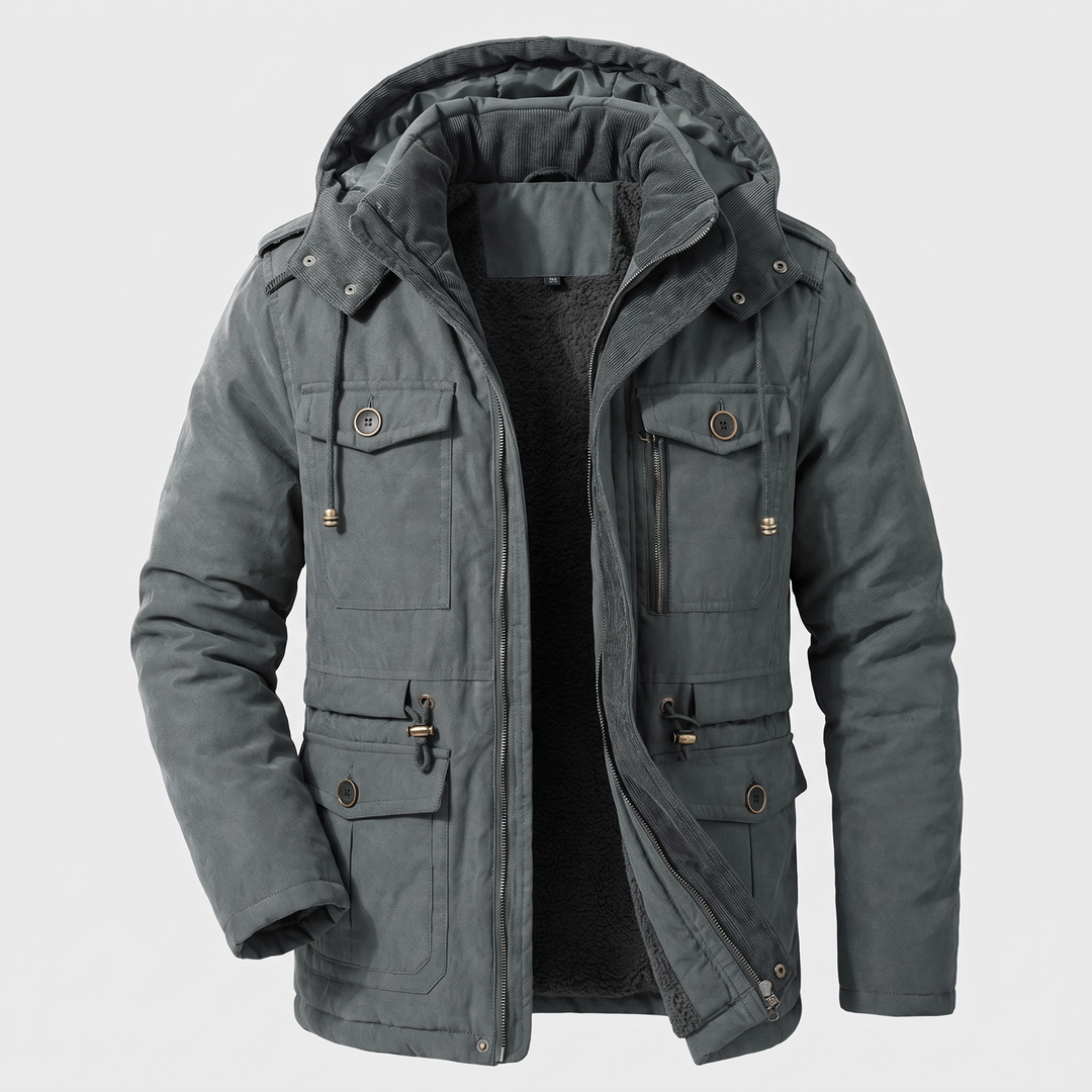 Valtor | Hooded Winter Coat – Practical Style for Men