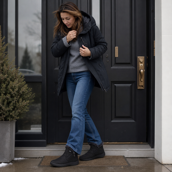 Lunavia | Ankle Boots – Plush-Lined Water-Repellent Style for Women