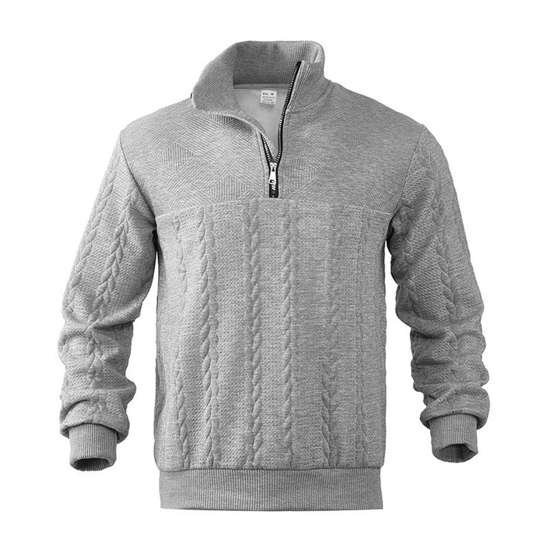 Andras | Knit Sweater – Classic Quarter-Zip Style for Men