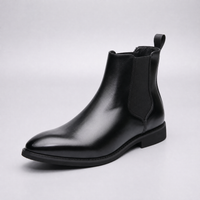 Owen | Polished Chelsea Boots with Elastic Side Panels