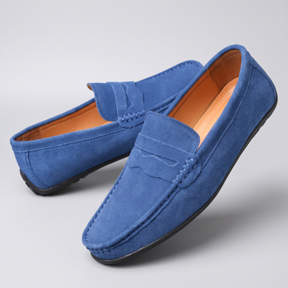 Dario | Premium-Suede Cushioned Slip-On Loafers - Image 3
