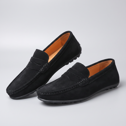 Dario | Premium-Suede Cushioned Slip-On Loafers - Image 5